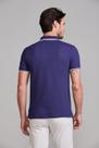 Polo Manga Curta Piquet Básica Slim Fit - Azul Noturno