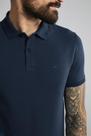 Polo Manga Curta Premium Malha Slim Fit - Azul Marinho Polo Manga Curta Premium Malha Slim Fit - Azul Marinho