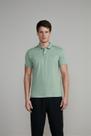 Polo Manga Curta Premium Malha Slim Fit - Verde