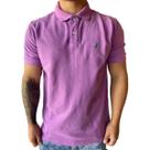 Polo Masculina Austin Lilás