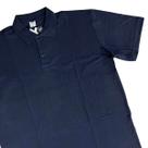 Polo Masculina Azul Marinho Plus Size G1 Ao G5 Malha Mescla