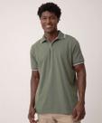 Polo Masculina Botões Manga Curta Marisa Verde-86006