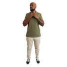 Polo Masculina com Friso na Gola Rabbitohs