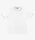 Polo Masculina Cotton Leve UV Diametro Branco