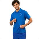 Polo Masculina Cruzeiro Oficial Torcedor Algodão