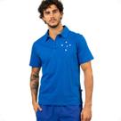 Polo Masculina Cruzeiro Oficial Torcedor Algodão