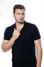 Polo Masculina Piquet Preta - CO2 Polo Masculina Piquet Preta - CO2