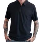 Polo Masculina Zíper Invisível