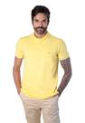 Polo Piquet Algodão com Elastano Gold Amarela