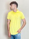 Polo Piquet Masculina Com Botões Polo Wear Amarelo Claro Polo Piquet Masculina Com Botões Polo Wear Amarelo Claro