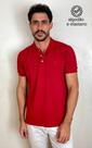 Pólo Piquet Premium Tony Menswear Vermelho - Conforto e Estilo