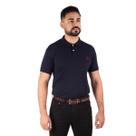 Polo Txc Marinho logo Vermelho 6950