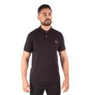 Polo Txc Preto Logo Laranja 6950