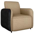 Poltrona 76 Cm Linho Vancouver material sintético Milani Store Palha