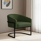 Poltrona Arielle Industrial material sintético Espuma D26 Verde D'Rossi Poltrona Arielle Industrial material sintético Espuma D26 Verde D'Rossi