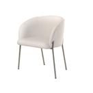 Poltrona Atena com Base Fixa em Metal Due Decor