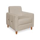 Poltrona Aurora Boucle Bege - Lucadi Home