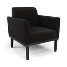 Poltrona Base De Madeira Fixa Preto Marisa Suede - D'Rossi Preto Poltrona Base De Madeira Fixa Preto Marisa Suede - D'Rossi Preto