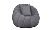 Poltrona Base Giratória Concha + Almofada Veludo Cinza Poltrona Base Giratória Concha + Almofada Veludo Cinza
