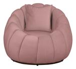 Poltrona Base Giratória Concha + Almofada Veludo Rosa Pink Poltrona Base Giratória Concha + Almofada Veludo Rosa Pink