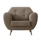 Poltrona Beegees Suede Bege
