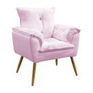 Poltrona Beta / Z-021 Sued Rosa Bebê