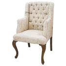 Poltrona Botonê Pés Curvado Madeira Revest Estofado Luxo Poltrona Botonê Pés Curvado Madeira Revest Estofado Luxo