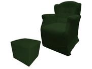 Poltrona Cadeira De Amamentação Com Balanço Manu Suede Verde Ms Decor Poltrona Cadeira De Amamentação Com Balanço Manu Suede Verde Ms Decor