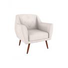 Poltrona Cadeira Decorativa Escritório Veneza Matrix Bege Poltrona Cadeira Decorativa Escritório Veneza Matrix Bege