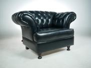 Poltrona Cadeira Decorativa Imperador Chesterfield