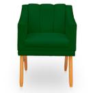 Poltrona Cadeira para Sala Confortável e Moderna Mila Suede