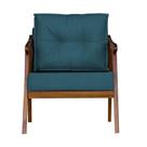 Poltrona Cadeira Vitoria Base Reforçada - Suede Royal Poltrona Cadeira Vitoria Base Reforçada - Suede Royal