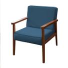 Poltrona Cadeira Vitória Decora Sala Escritório Suede Azul Royal Poltrona Cadeira Vitória Decora Sala Escritório Suede Azul Royal