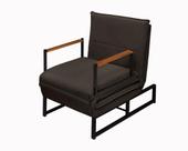 Poltrona Cama 3 Em 1 Reclinável Versati Puff Retrátil Chaise Moderno Industrial Premium NE Loja
