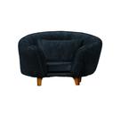 Poltrona Cama Caminha Pet Baby Laddi Veludo Azul Marinho Dvinn Azul Marinho