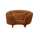 Poltrona Cama Caminha Pet Baby Laddi Veludo Terracota Dvinn Terracota