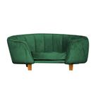 Poltrona Cama Caminha Pet Laddi Veludo Verde Dvinn Verde