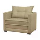 Poltrona Cama Londres Suede Bege Dmonegatto Suede Bege