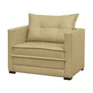 Poltrona Cama Londres Suede Marfim D'monegatto Poltrona Cama Londres Suede Marfim D'monegatto