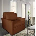 Poltrona Cama Meca_MA que se Transforma em Sofá Cama Solteiro Resistente e Confortável em Sarja Algodão 7067