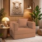 Poltrona Cama Modular Mold Boucle Terracota - Loja Sheep