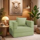 Poltrona Cama Modular Mold Boucle Verde - Loja Sheep