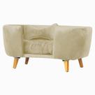 Poltrona Cama Pet Hanna Estofada Tecido Veludo Divini Decor Poltrona Cama Pet Hanna Estofada Tecido Veludo Divini Decor