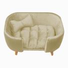 Poltrona Cama Pet Hannah - Suede Bege