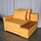 Poltrona Cama Solteiro com Tampo Lateral Direito Tecido Acquablock 108cm