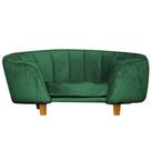 Poltrona Caminha Pet Lady - Veludo Verde Poltrona Caminha Pet Lady - Veludo Verde