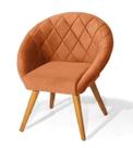 Poltrona Canastra Decorativa E Mesa De Jantar- Terracota