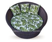 Poltrona Chaise Fibra Sintetica Area Externa Interna