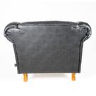 Poltrona Chesterfield Capitone Couro Eco Preto Decorativa / Sala, Tv, Estar, Recepção Poltrona Chesterfield Capitone Couro Eco Preto Decorativa / Sala, Tv, Estar, Recepção