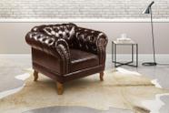 Poltrona Chesterfield Duque Capitoné Corano Café Poltrona Chesterfield Duque Capitoné Corano Café